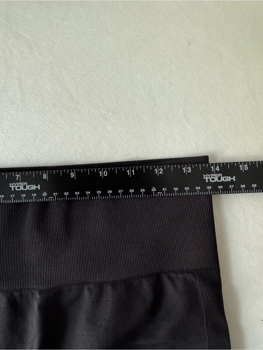 Anybody Black High-Waist Athleisure Leggings Ribbed Detail XL Minimalist Chic - Picture 9 of 13